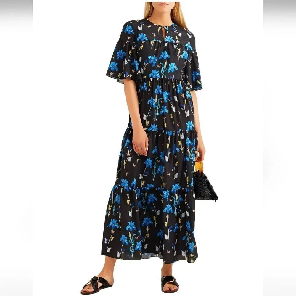 Borgo De Nor Maxi Floral Dress size 4 S